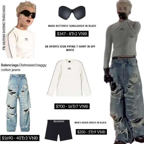 Cùng 'bóc giá' set đồ của Sơn Tùng trong lần tái xuất mới đây