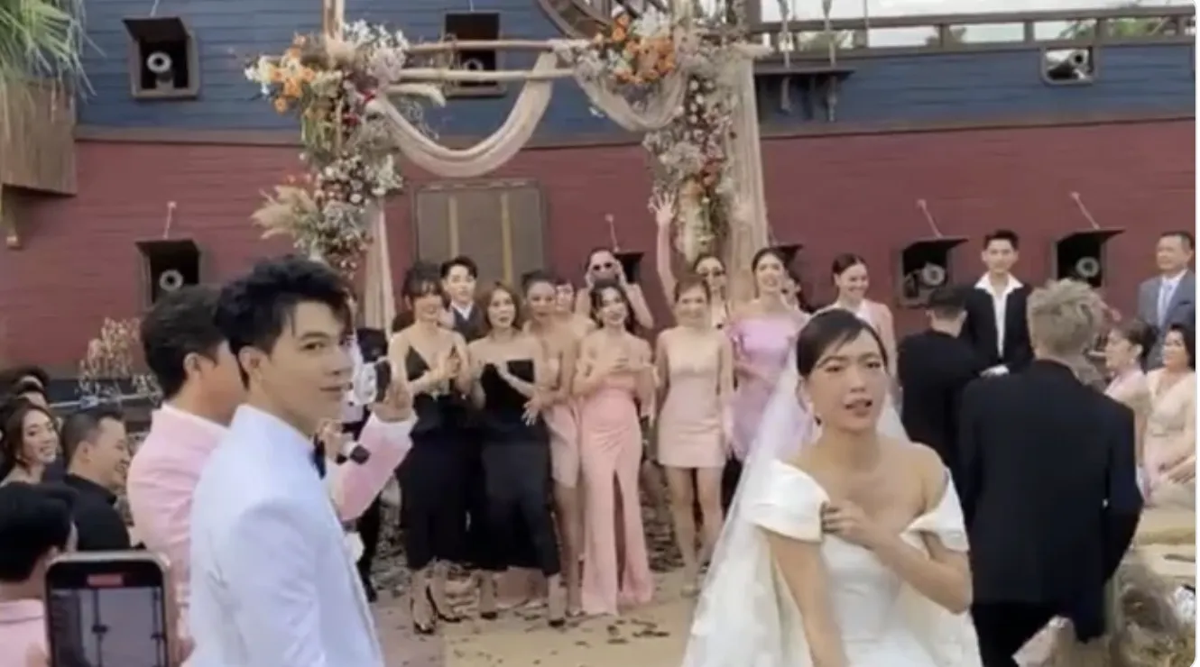 Diệu Nhi bất ngờ gặp sự cố trong lễ cưới