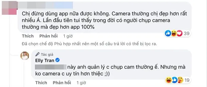 Elly Trần phản ứng bất ngờ khi bị fan yêu cầu tắt app