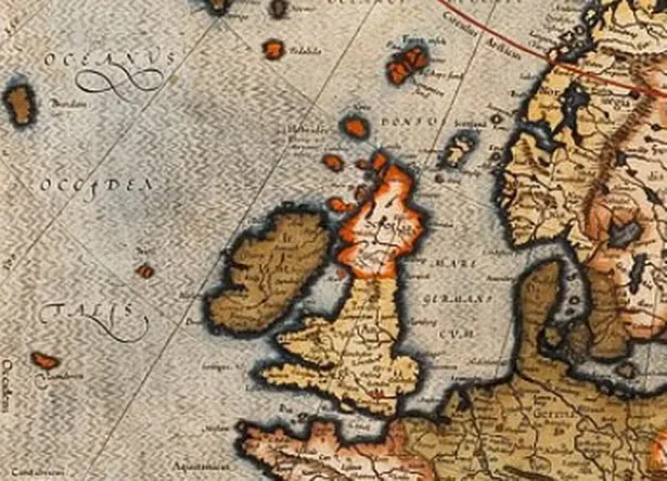 Bản đồ của Gerardus Mercator về Châu Âu từ năm 1595.