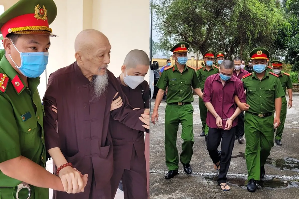 TRỰC TIẾP phiên xử Tịnh Thất Bồng Lai sáng nay: 'Thầy ông nội' lộ diện hốc rộc, Youtuber đông như kiến cỏ