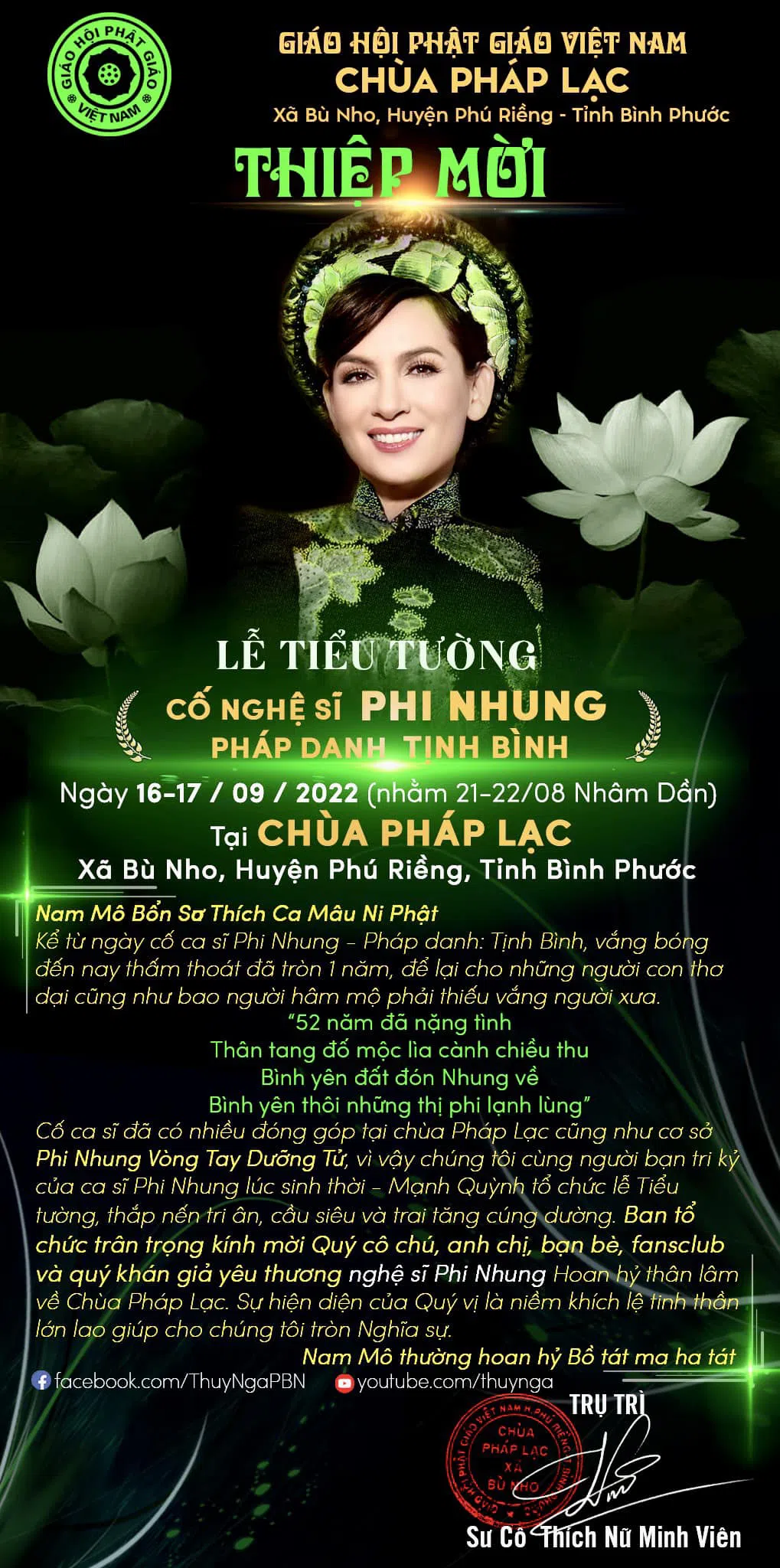 Giỗ đầu Phi Nhung: Đầy đủ - chi tiết nhất những thông tin cần biết 