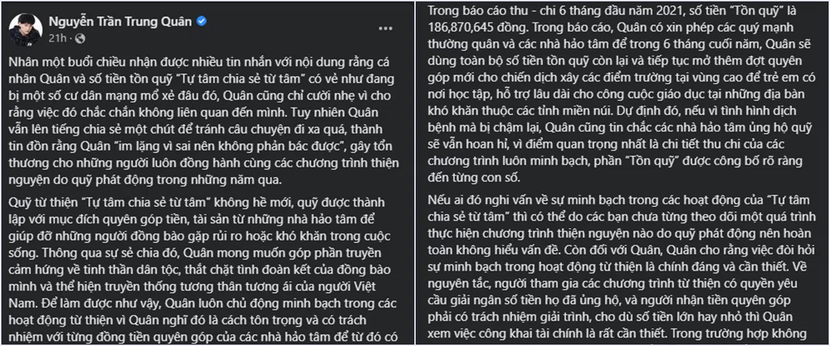 Nguyễn Trần Trung Quân đến Nghệ An từ thiện, cách làm ra sao sau nhiều lần bị tố thiếu minh bạch?