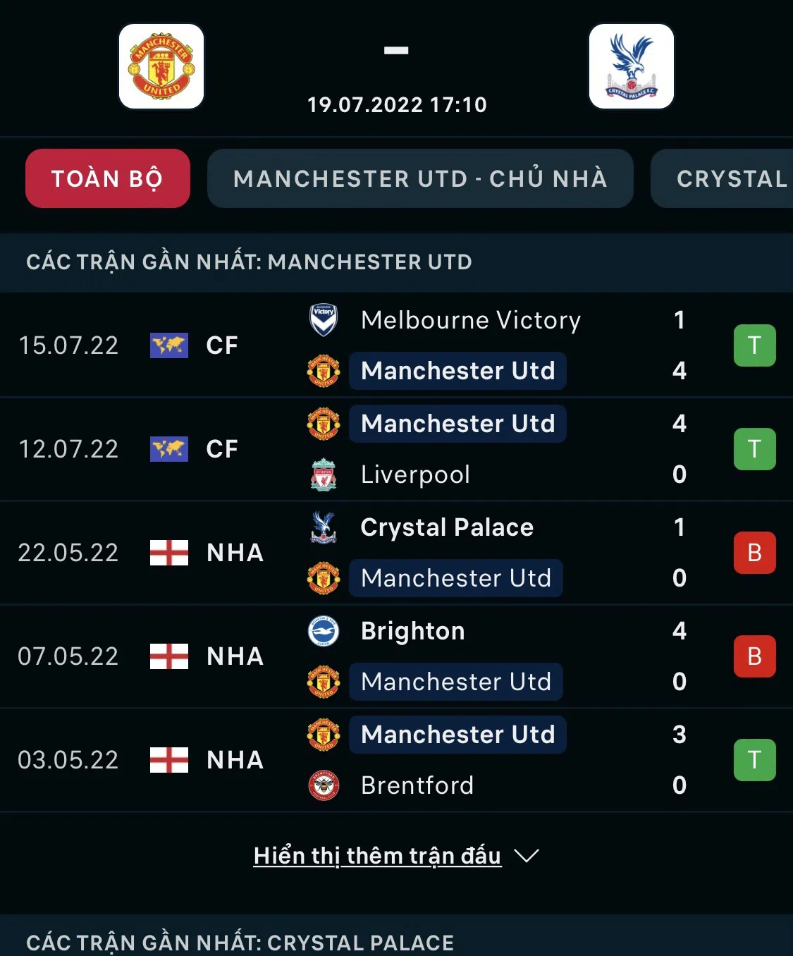 Trực tiếp Manchester United vs  Crystal Palace, 17h10 hôm nay 19/7 159533