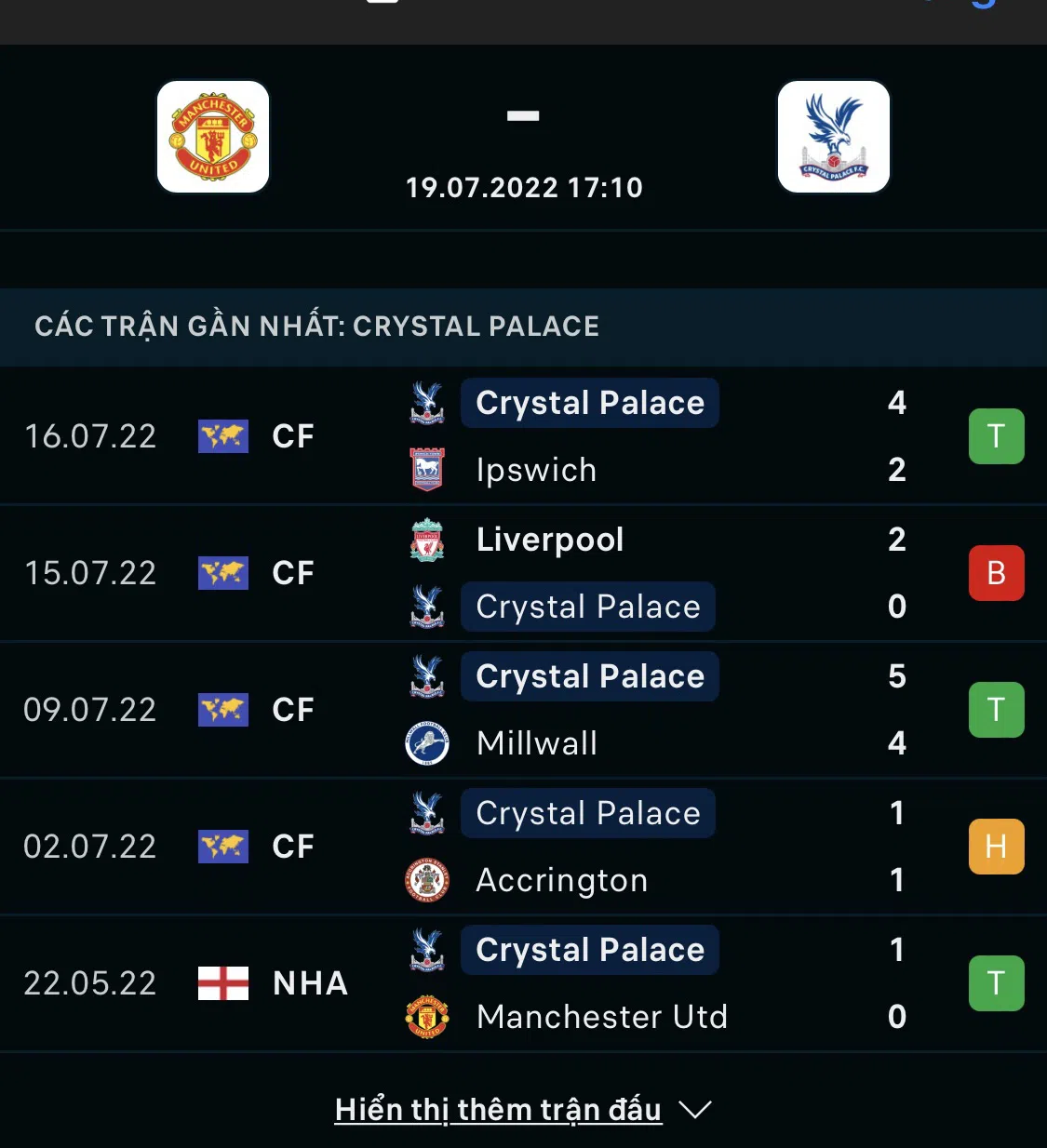 Trực tiếp Manchester United vs  Crystal Palace, 17h10 hôm nay 19/7 159534