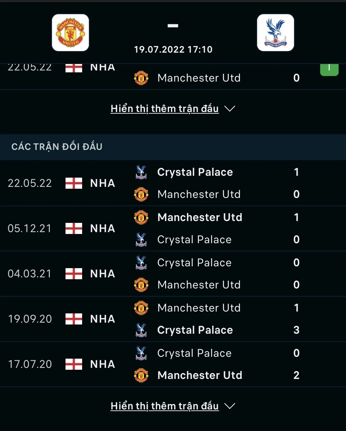 Trực tiếp Manchester United vs  Crystal Palace, 17h10 hôm nay 19/7 159535