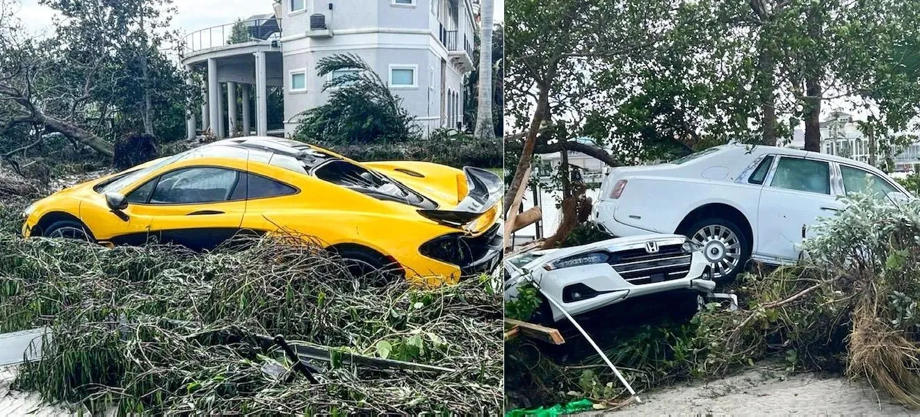 VIDEO: Tiếc “đứt ruột” siêu xe McLaren và Rolls-Royce bị bão cuốn trong vô vọng 195112