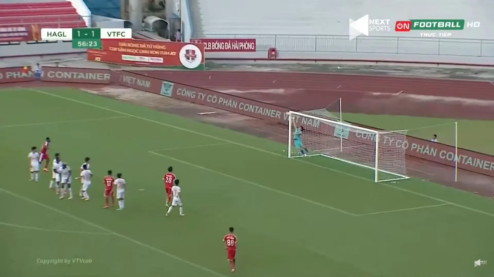 Trực tiếp HAGL 1-1 Viettel: Thế trận giằng co 147367