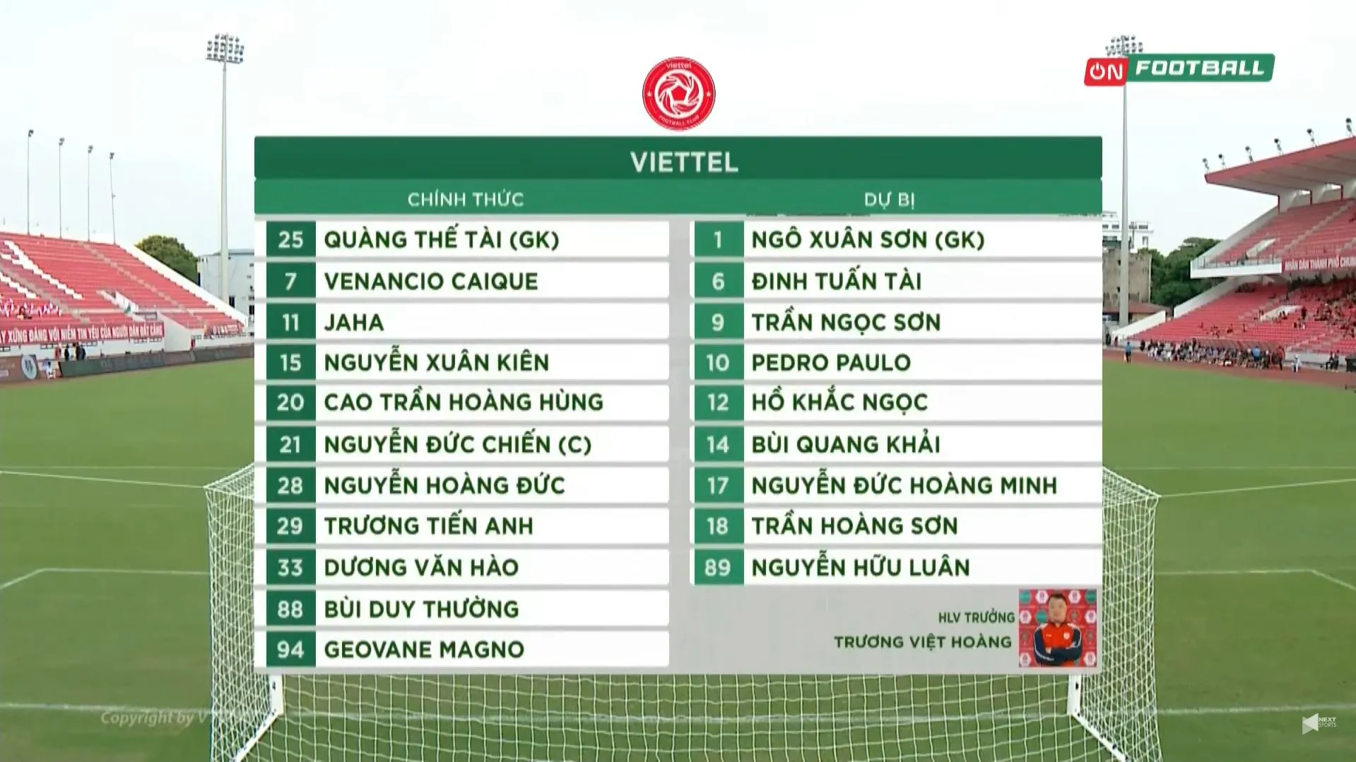 Trực tiếp HAGL vs Viettel: Tuấn Anh - Xuân Trường dự bị 147304