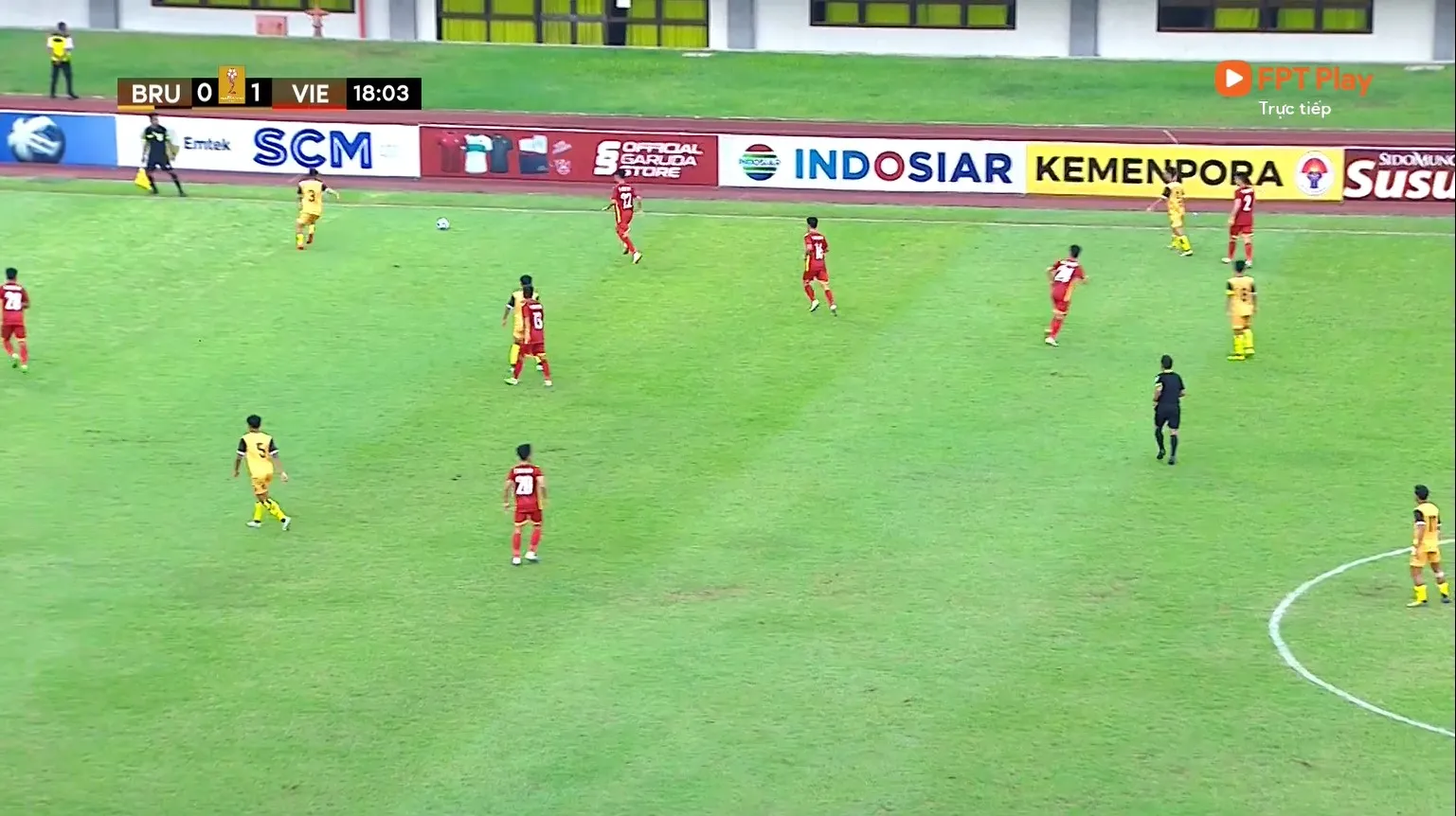 Trực tiếp U19 Việt Nam 1-0 U19 Brunei: Châu Phi mở tỷ số 155819