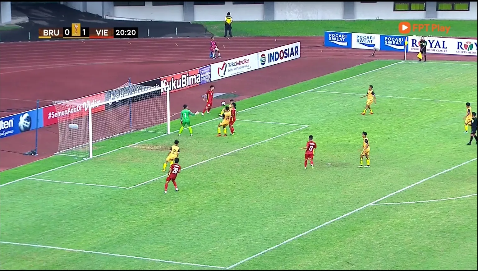 Trực tiếp U19 Việt Nam 1-0 U19 Brunei: Châu Phi mở tỷ số 155822