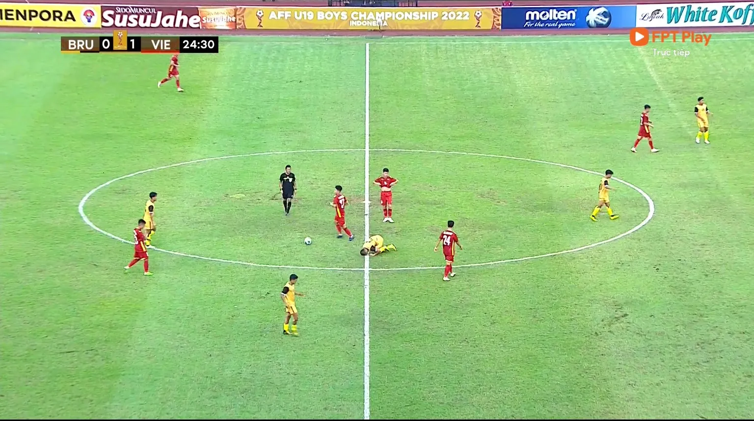 Trực tiếp U19 Việt Nam 1-0 U19 Brunei: Châu Phi mở tỷ số 155824