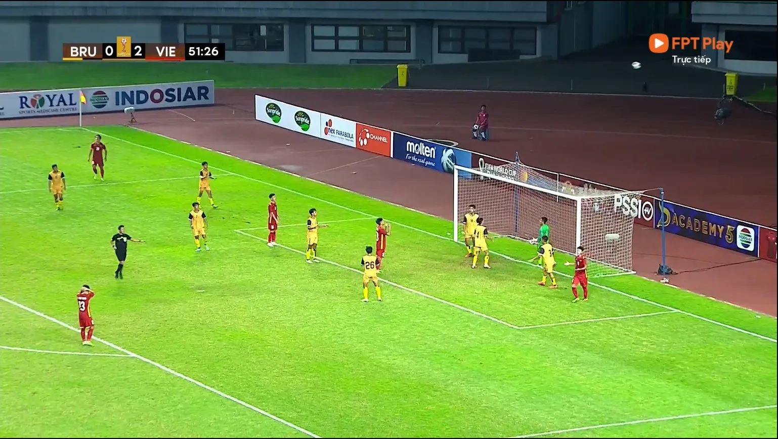Trực tiếp U19 Việt Nam 2-0 U19 Brunei: Thế trận một chiều 155842