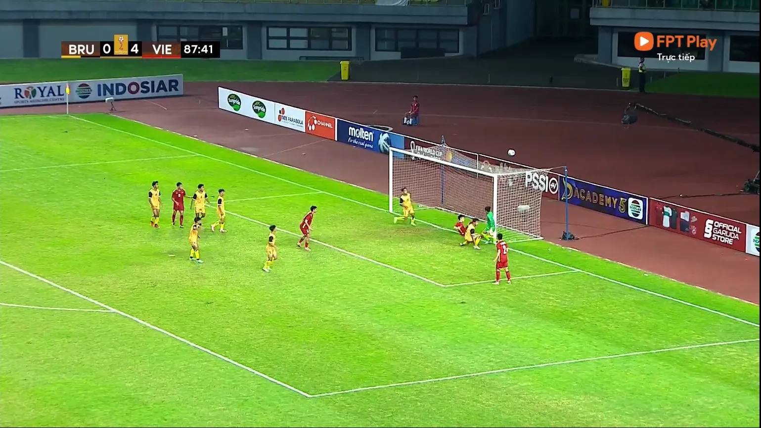 Trực tiếp U19 Việt Nam 4-0 U19 Brunei: Thẻ đỏ của Hồ Tùng Hân 155850