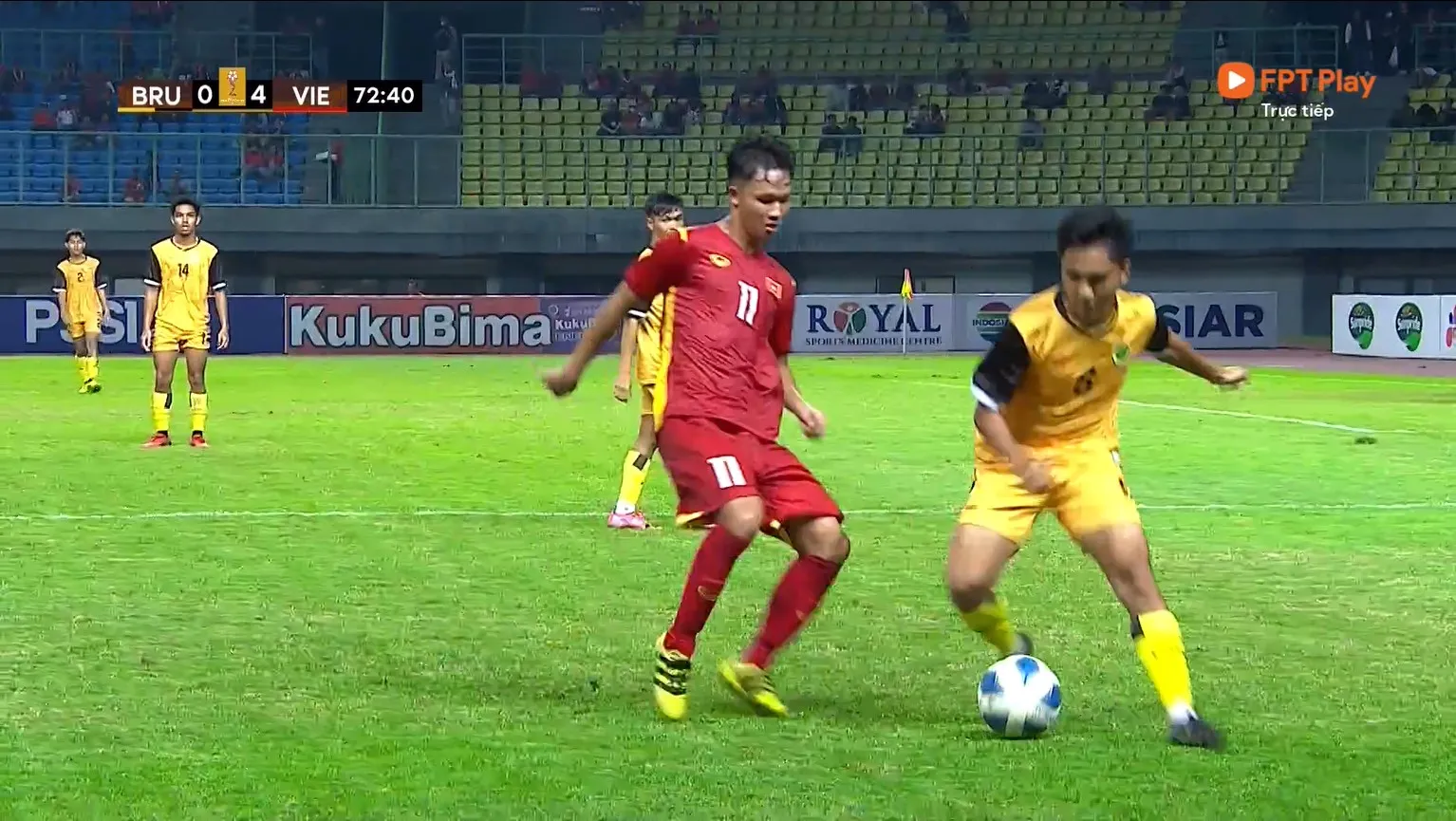 Trực tiếp U19 Việt Nam 4-0 U19 Brunei: Thế trận an bài 155847