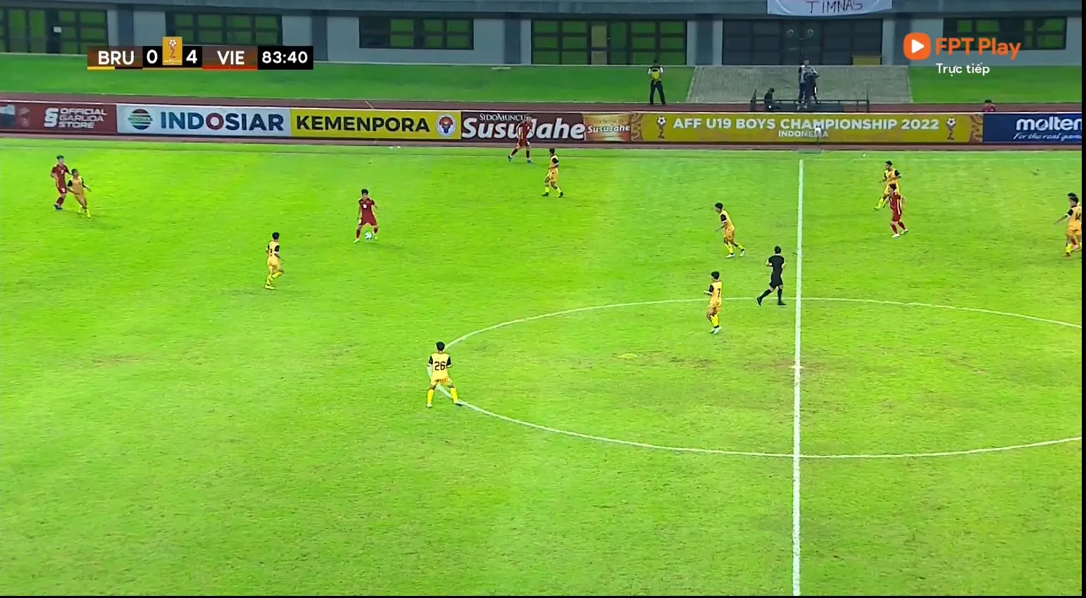 Trực tiếp U19 Việt Nam 4-0 U19 Brunei: Thế trận an bài 155848