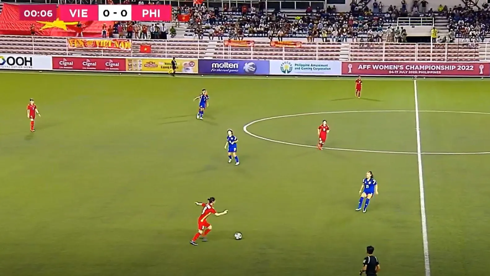 Trực tiếp nữ Việt Nam 0-0 nữ Philippines: Trận đấu bắt đầu 158479