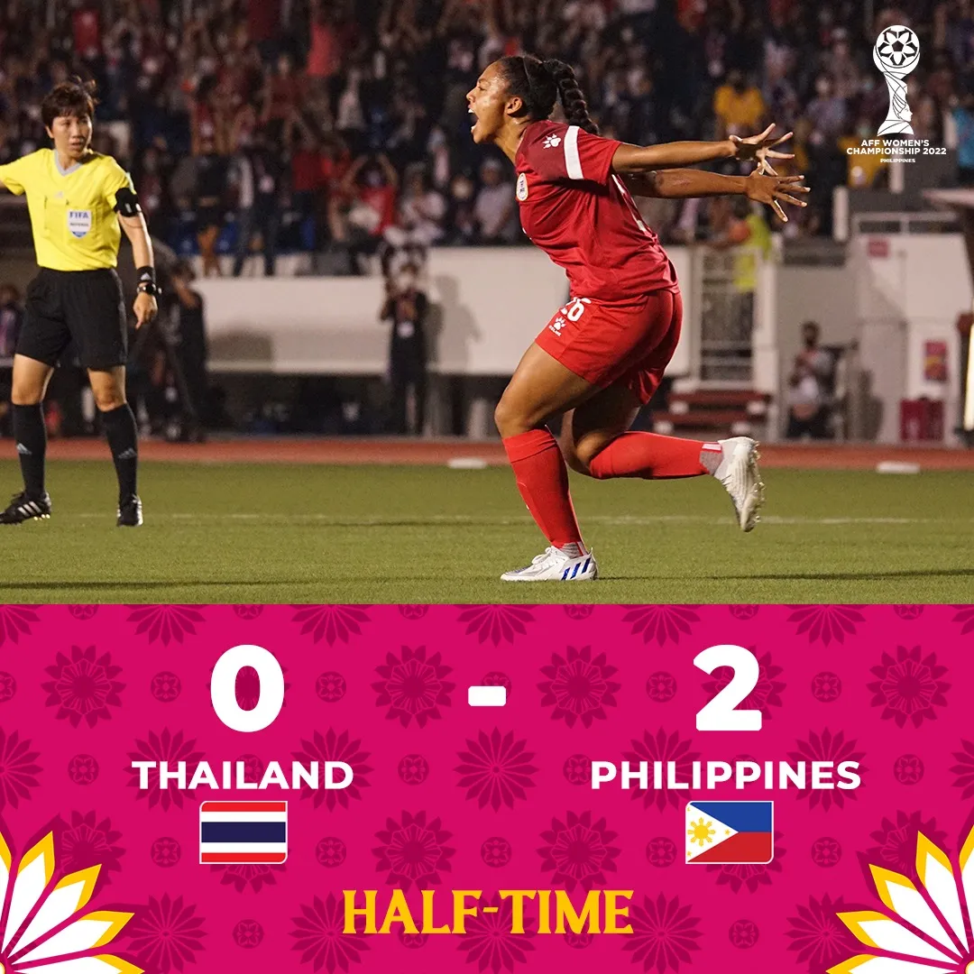 Trực tiếp nữ Thái Lan 0-2 nữ Philippines: Gia tăng cách biệt (Hết hiệp 1) 159074