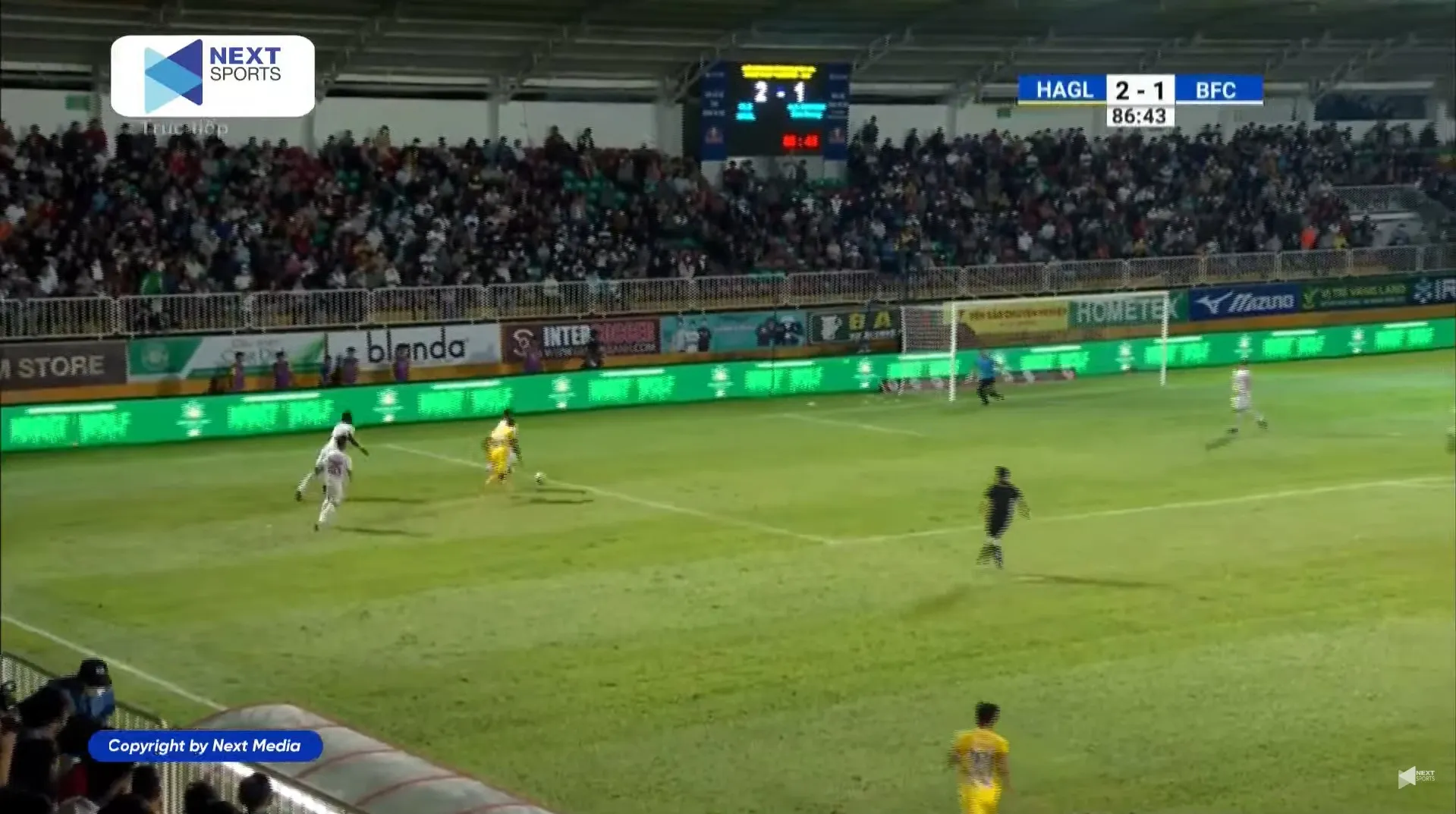 Trực tiếp HAGL 2-1 Bình Dương: Thế trận giằng co 160291