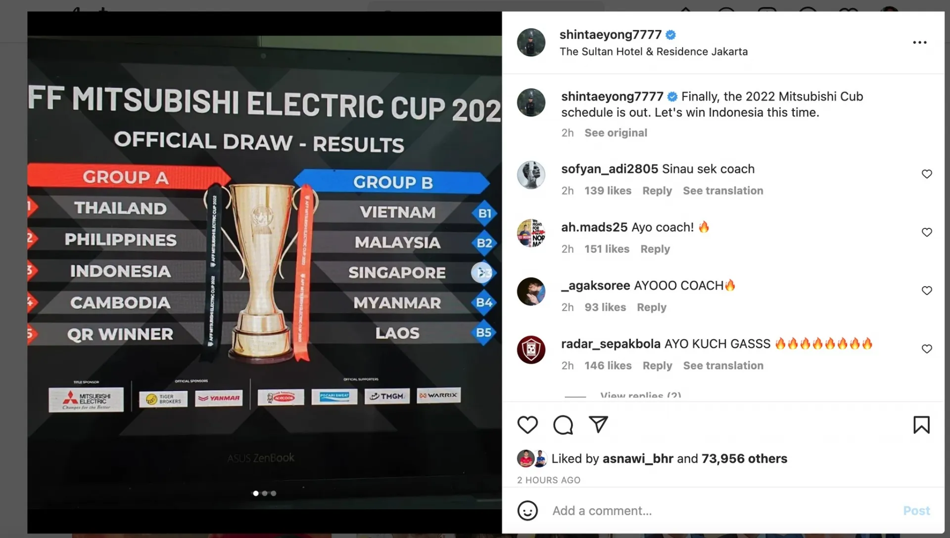 Không cùng bảng ĐT Việt Nam, HLV Indonesia tuyên bố vô địch AFF Cup 180214