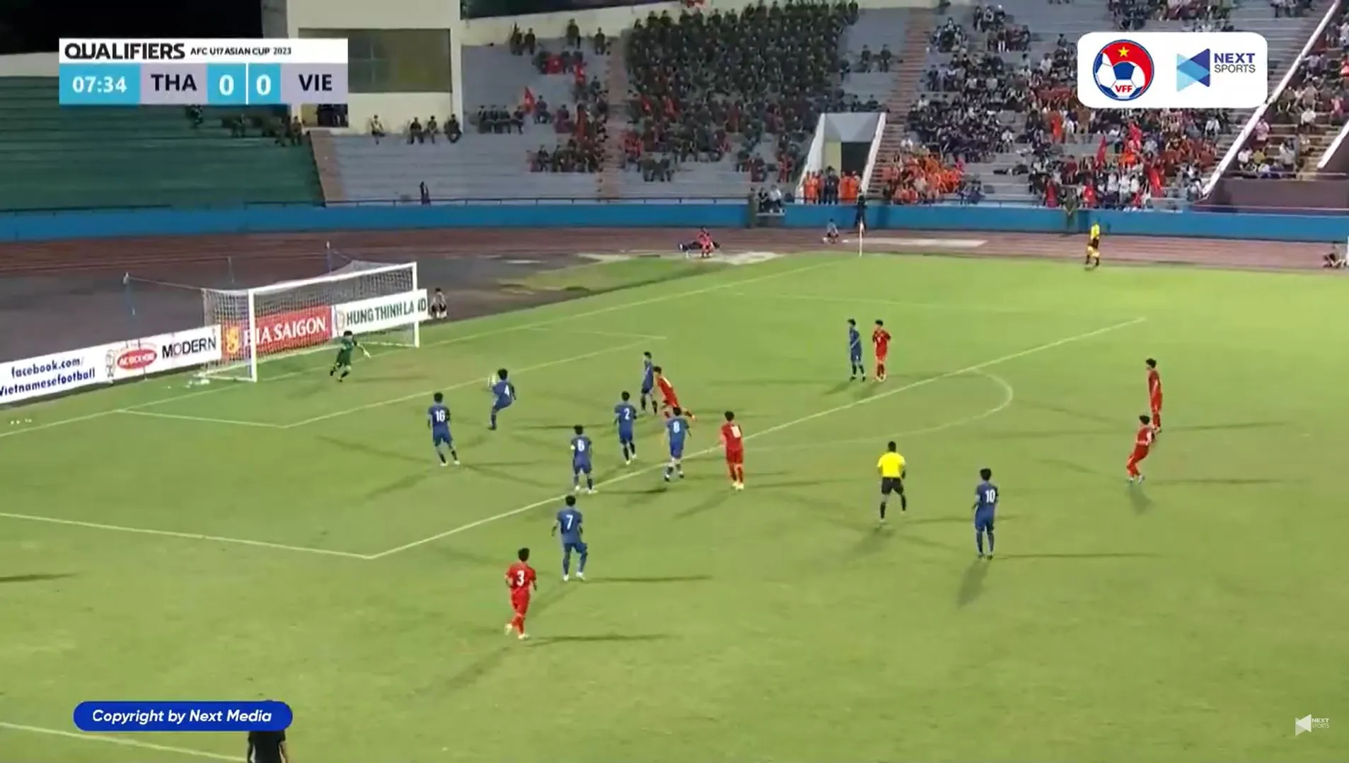 Trực tiếp U17 Việt Nam 0-0 U17 Thái Lan: 'Voi chiến' chủ động 200000