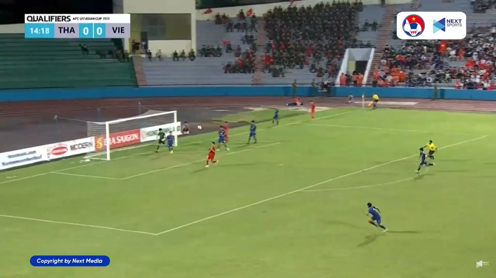 Trực tiếp U17 Việt Nam 0-0 U17 Thái Lan: 'Voi chiến' chủ động 200005