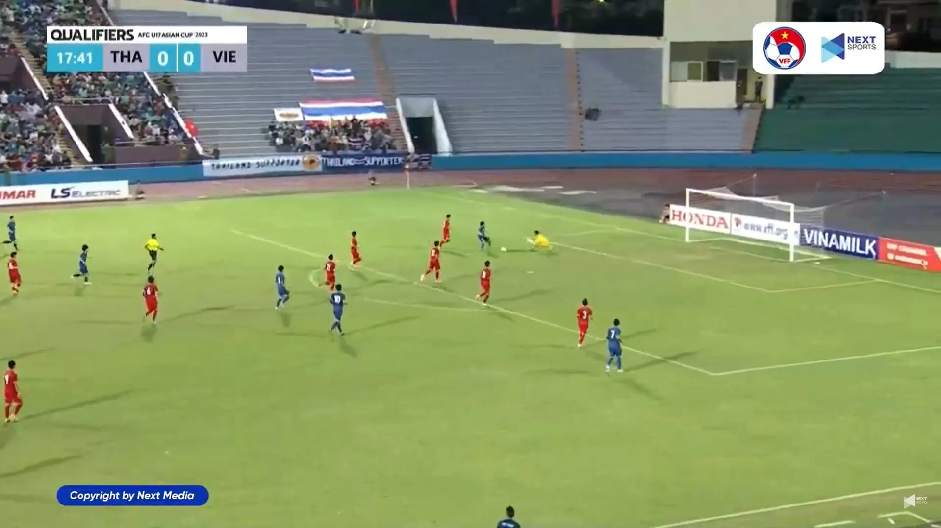 Trực tiếp U17 Việt Nam 0-0 U17 Thái Lan: 'Voi chiến' chủ động 200008