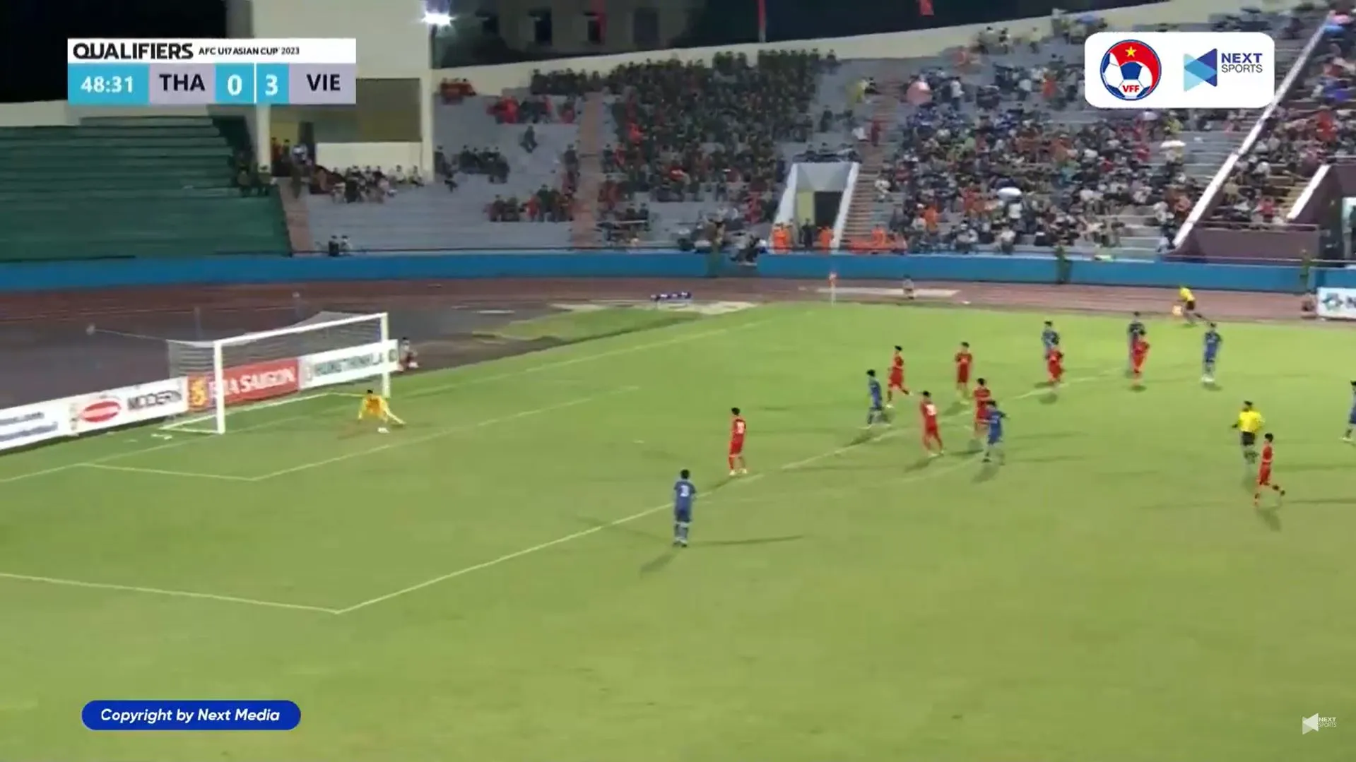 Trực tiếp U17 Việt Nam 3-0 U17 Thái Lan: Vượt trội hoàn toàn 200032