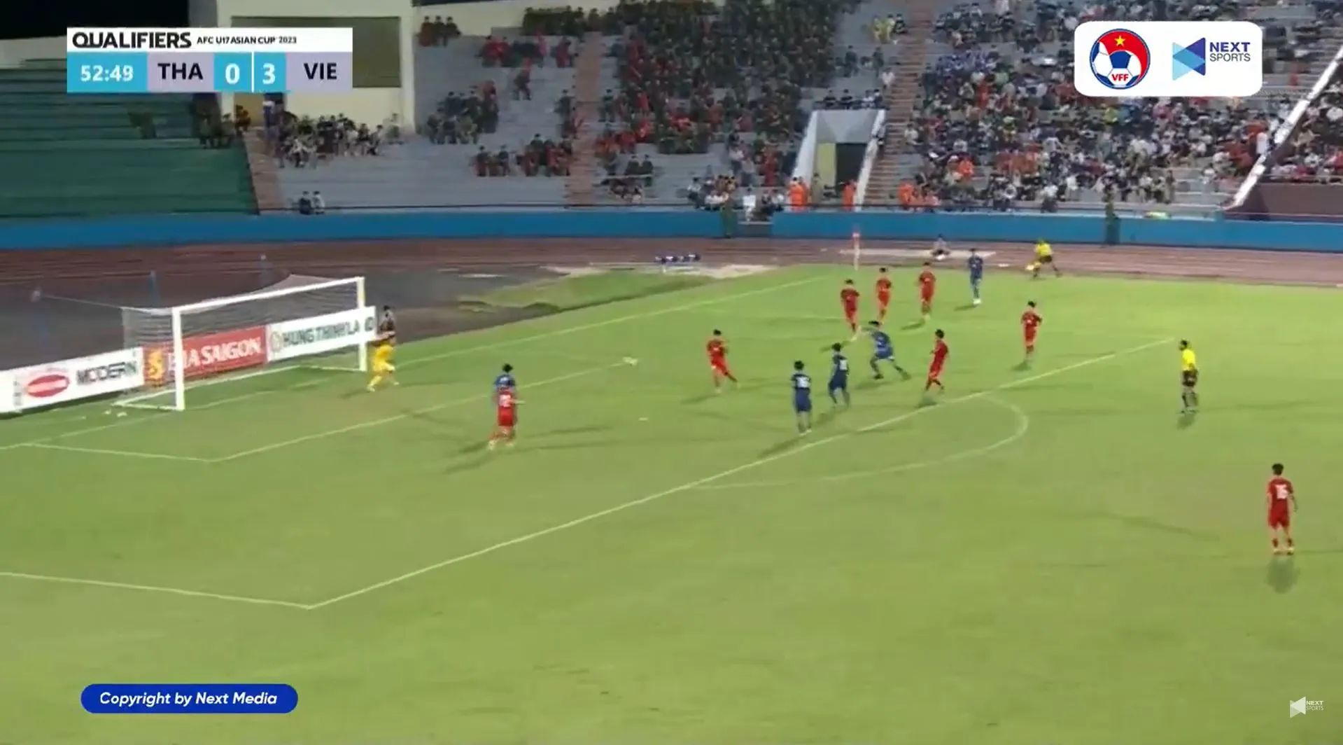 Trực tiếp U17 Việt Nam 3-0 U17 Thái Lan: Vượt trội hoàn toàn 200035