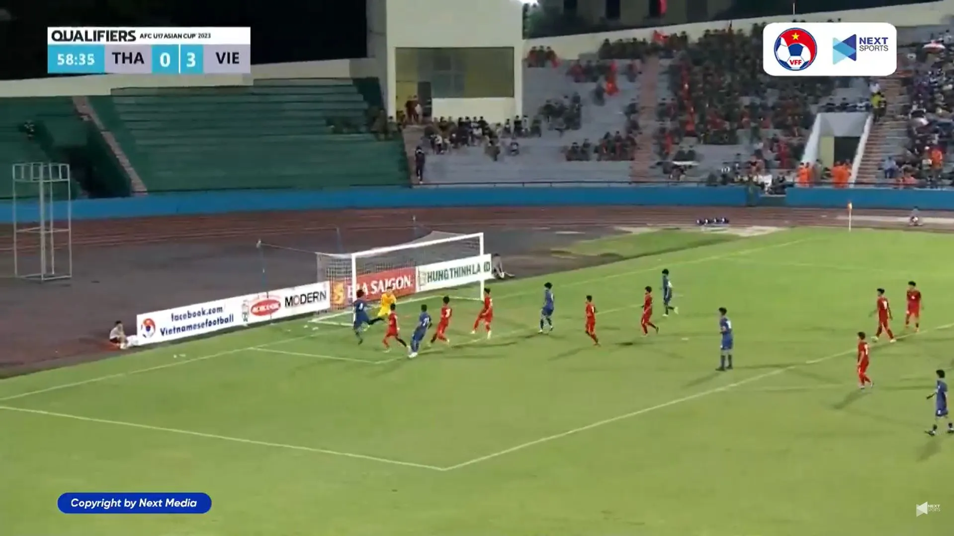 Trực tiếp U17 Việt Nam 3-0 U17 Thái Lan: Vượt trội hoàn toàn 200039