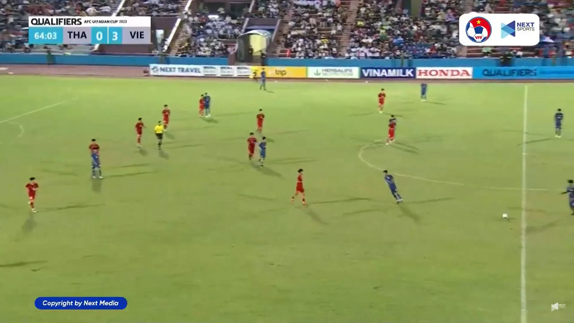 Trực tiếp U17 Việt Nam 3-0 U17 Thái Lan: Vượt trội hoàn toàn 200041