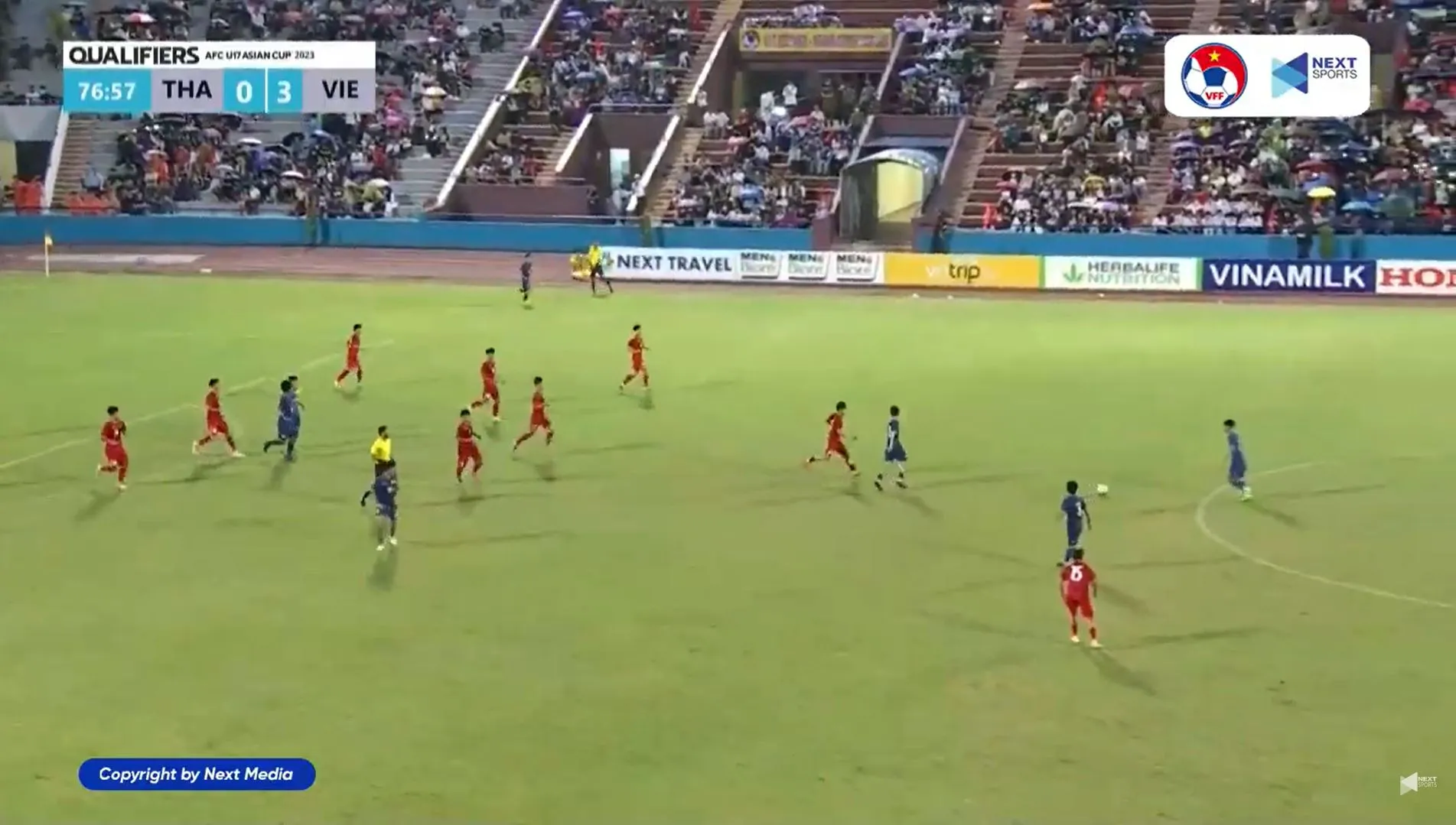 Trực tiếp U17 Việt Nam 3-0 U17 Thái Lan: Vượt trội hoàn toàn 200049