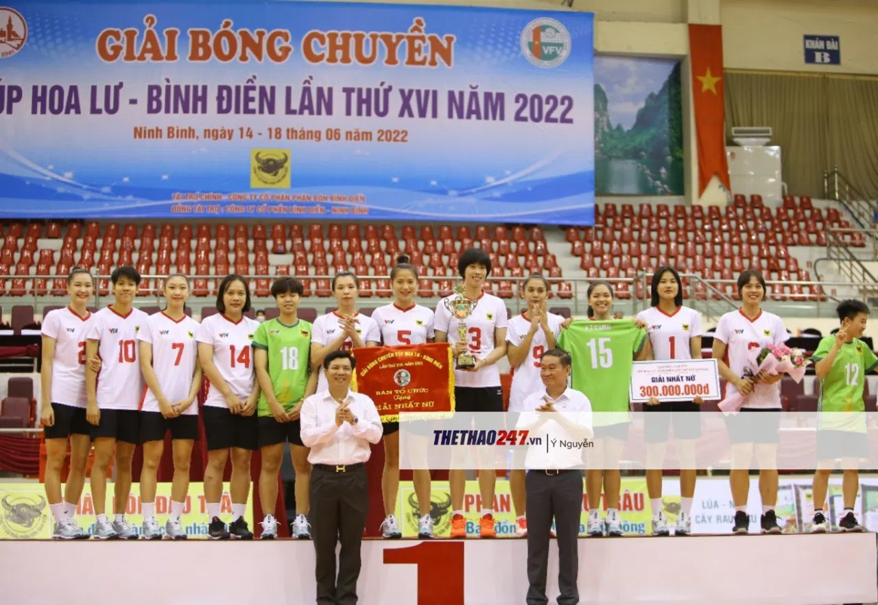 Danh sách 12 đội bóng chuyền tham dự Cúp Hoa Lư - Bình Điền 2023 247932