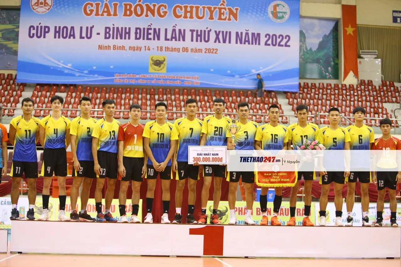 Danh sách 12 đội bóng chuyền tham dự Cúp Hoa Lư - Bình Điền 2023 247933