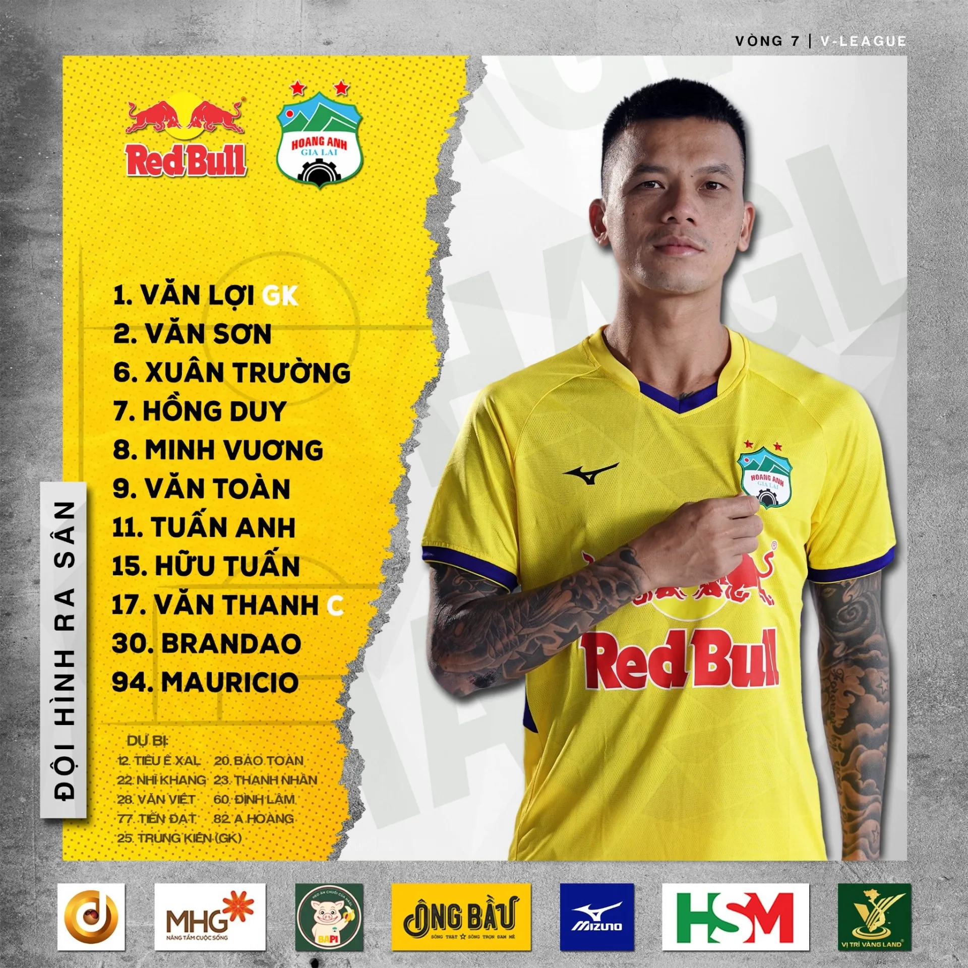 Trực tiếp TP.HCM vs HAGL: Đã có đội hình ra sân 158859