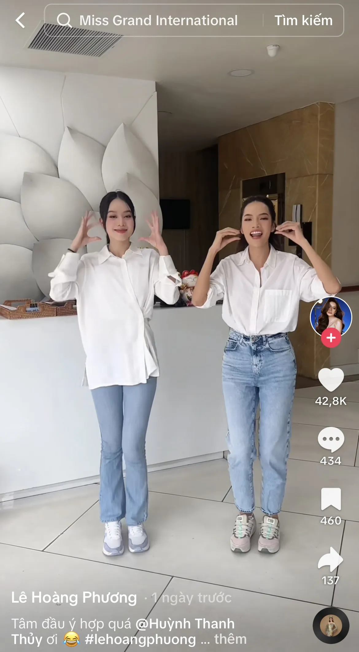 THANH THỦY NHẢY SHALALA CÙNG HOÀNG PHƯƠNG