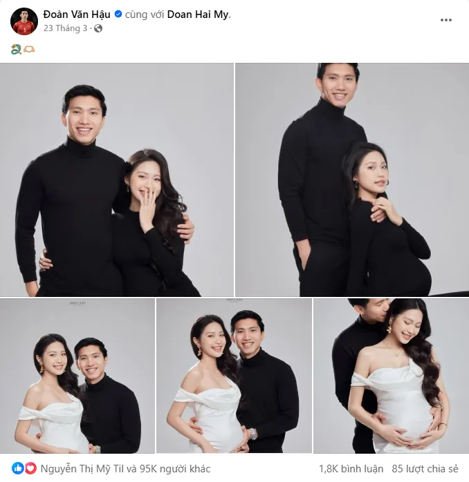 Doãn Hải My thông báo có em bé