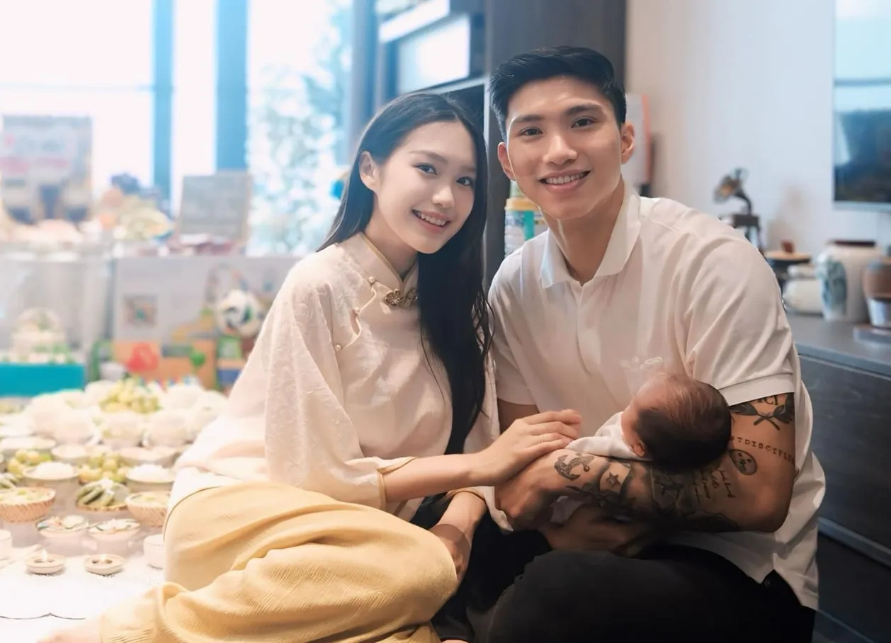 Doãn hải My tiệc đầy tháng