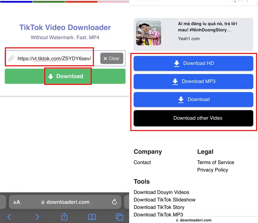 cach tai video tiktok khong logo