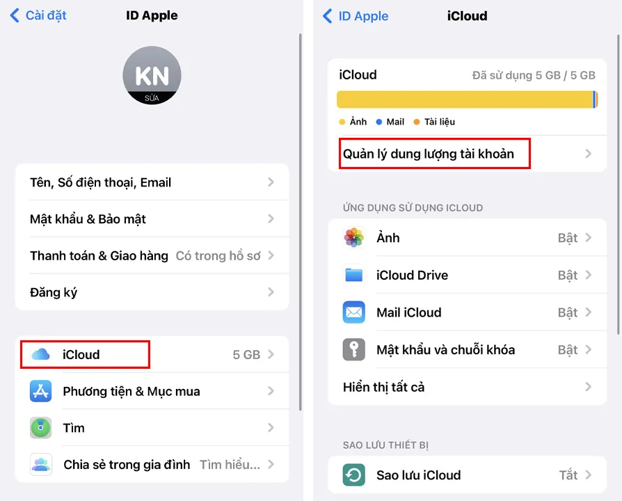 giai phong dung luong iPhone