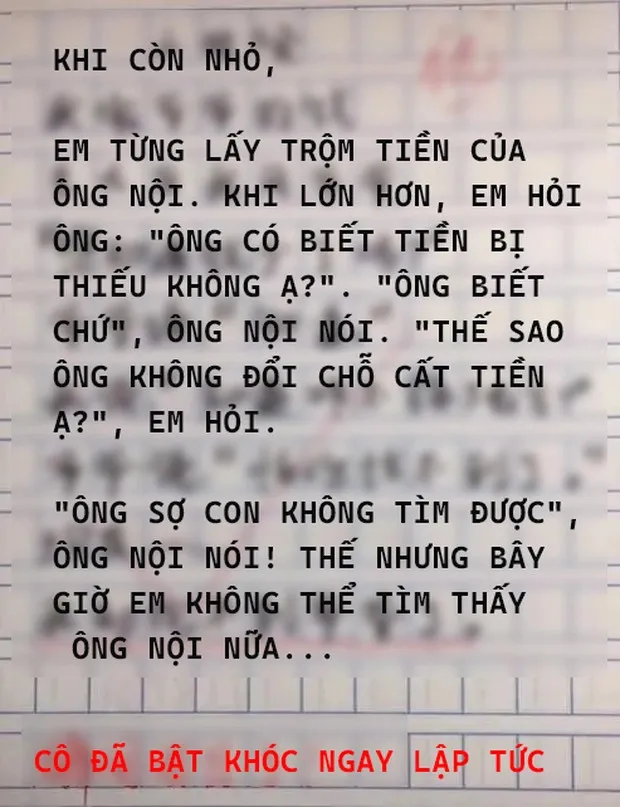 be-trai-tieu-hoc-viet-van-ke-chuyen-trom-tien-cua-ong-noi-co-von-ven-vai-dong-khien-co-giao-khoc-nuc-no (2)