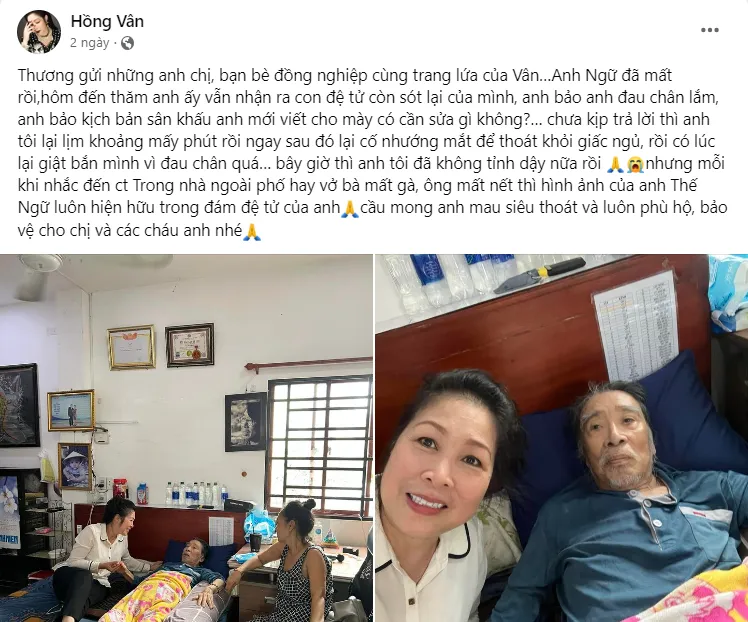 nsnd-hong-van-lien-tiep-thong-bao-tin-buon-khi-nguoi-than-dong-nghiep-qua-doi