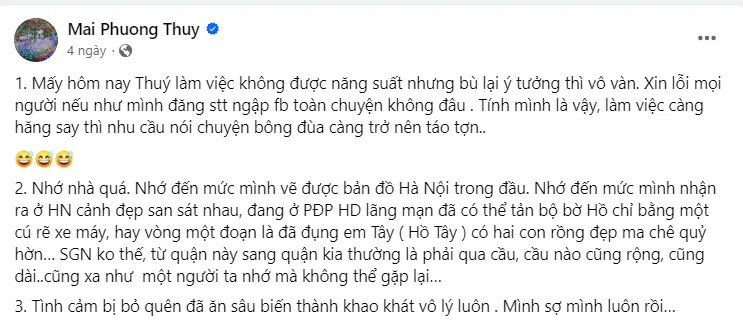 mai-phuong-thuy-co-chia-se-la-tren-trang-ca-nhan-tam-ly-bat-on-1