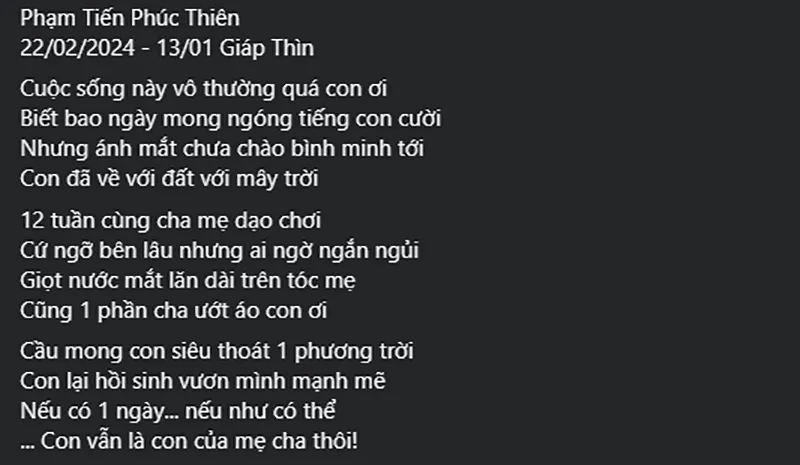 vo-chong-dien-vien-tien-loc-thong-bao-tin-buon-mat-con-vao-dau-nam-7