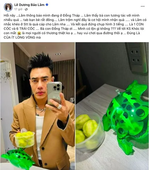 le-duong-bao-lam-che-qua-fan-tang