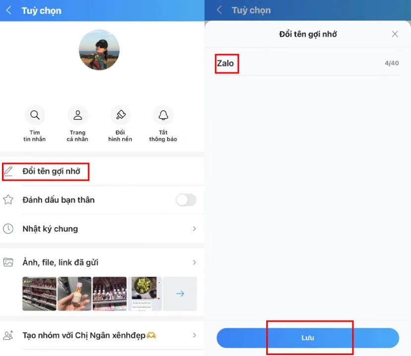 cach doi ten zalo