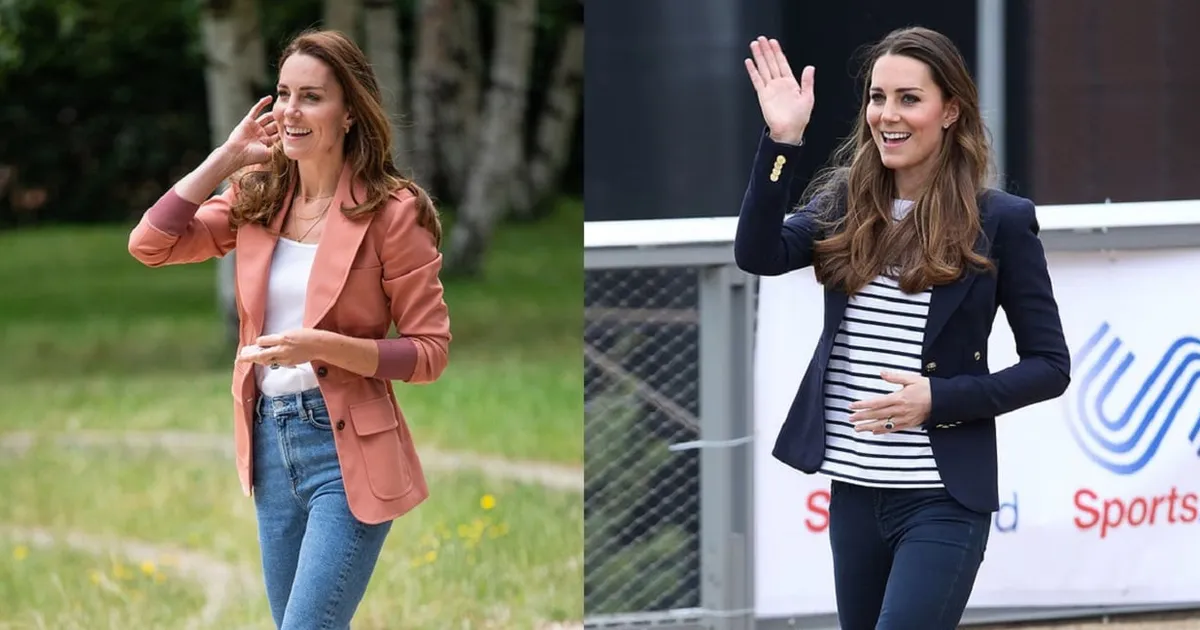 Công nương Kate Middleton mê mẩn một mẫu quần basic đơn giản nhưng sành điệu này