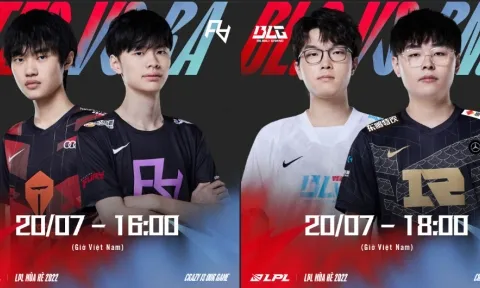 Trực tiếp LPL mùa Hè ngày 20/7: TES - RA, BLG - RNG