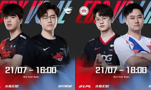 Trực tiếp LPL mùa Hè ngày 21/7: FPX - AL, EDG - LGD