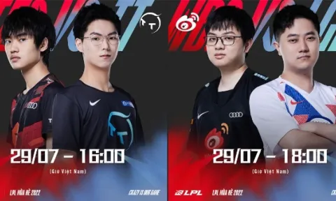 Trực tiếp LPL mùa Hè ngày 29/7: TES - TT, WBG - LGD